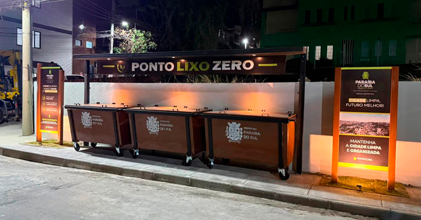 Instalação do primeiro ponto lixo zero no bairro Bela Vista!